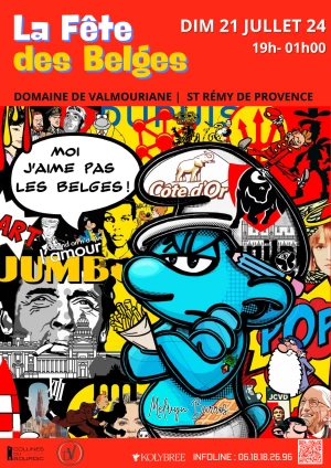 Affiche Fête des Belges 