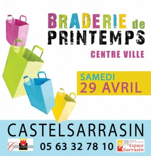 Affiche Braderie de Printemps