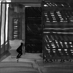 devant les outrenoirs - reportage au musée Soulages, Rodez