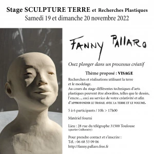 Affiche Stage sculpture terre