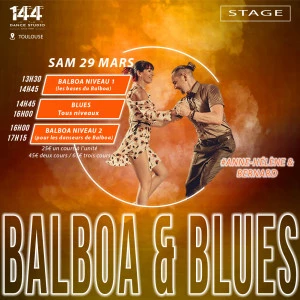 Affiche Stage de Balboa & Blues