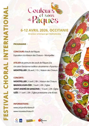 Affiche Festival « Couleurs et Sons de Pâques » à Occitanie 2026