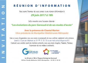 Affiche Réunion d'information pour les entreprises 
