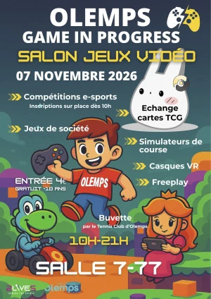 Affiche Salon du jeux vidéo 2026