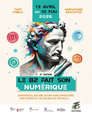 Affiche Le 82 fait son numérique !