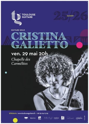 Affiche Cristina GALIETTO - Guitare solo