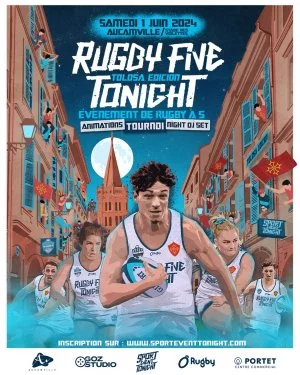 Affiche Rugby Five Tonight 7 - Tolosa edicion