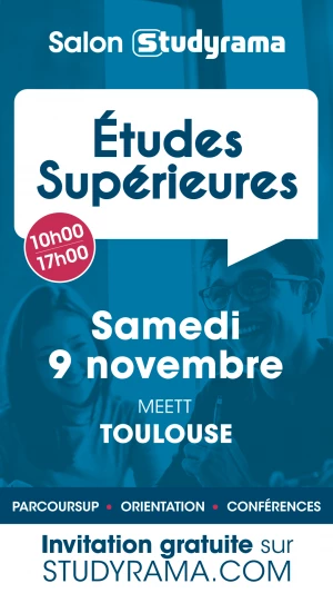 Affiche Salon Studyrama des Etudes Supérieures de Toulouse