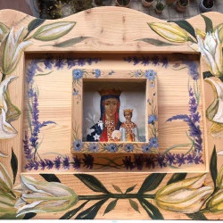 La Vierge aux fleurs impérissables - Format : 60 X 40 cm - DR 