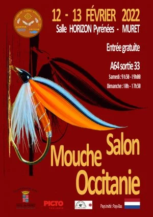Affiche Quatrième Salon de la Pêche à la Mouche artificielle en Occitanie