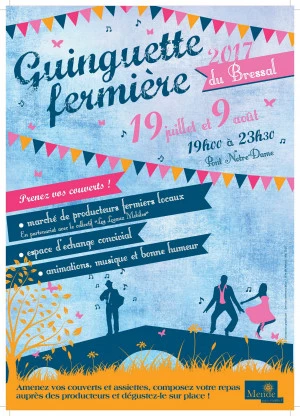 Affiche Guinguette fermière