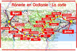Affiche Flânerie en Occitanie