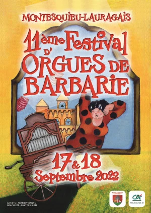 Affiche Festival d'orgues de barbarie