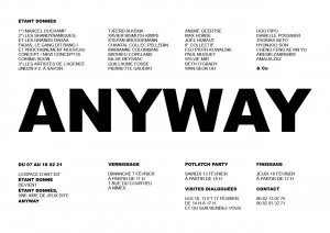 Affiche ANYWAY