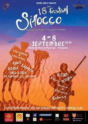 Affiche Festival Sirocco 18e édition