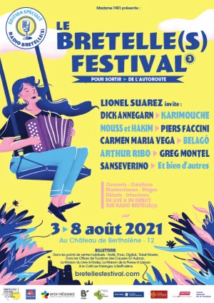 Affiche Bretelle(s) Festival