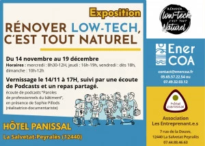 Affiche Exposition : Low-tech, c'est tout naturel !