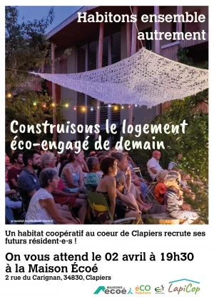 Affiche Construisons le logement éco-engagé de demain 