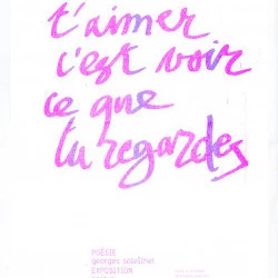 Amour - Affiche A3 en deux couleurs Riso - David Soleilhet 