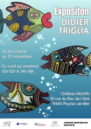 Affiche Exposition de Didier Triglia