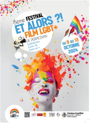 Affiche Festival du film LGBT+ de Perpignan "Et Alors ?!" 