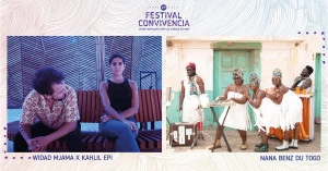 Affiche Festival Convivencia | Concerts de Widad Mjama x Khalil Epi + Nana Benz du Togo