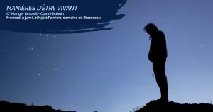 Affiche Théâtre - "Manières d'être vivant" d'après Baptiste Morizot - Cie Manger le soleil, Clara Hédouin