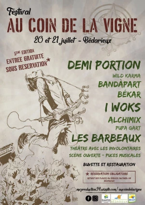Affiche Festival Au Coin De La Vigne