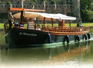 Affiche Promenade en gabarre sur la rivière Tarn