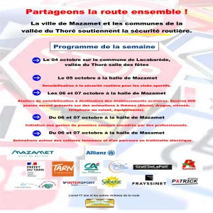 Affiche Partageons la route ensemble