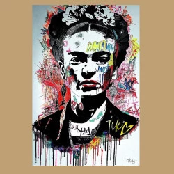 FRIDA ON THE STREET - ACRYLIQUE 50X70 - NKAS 
