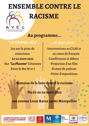 Affiche Ensemble contre le racisme 