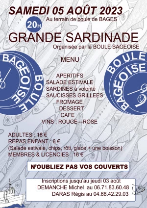 Affiche Grande Sardinade 