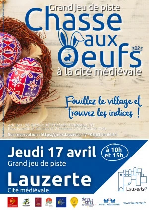 Affiche Jeu de piste de Pâques