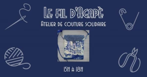 Affiche Atelier Couture solidaire (Le fil d'Agapè)