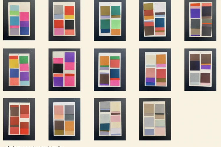 Recherche de couleurs - Gammes épinglées, préparation d'édition en cours - Chlo·Tour 