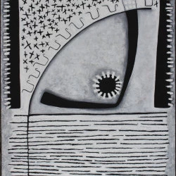 "Nano" - peintures mixtes sur bois , dim. : 92x122x1.5, 2026, MMM