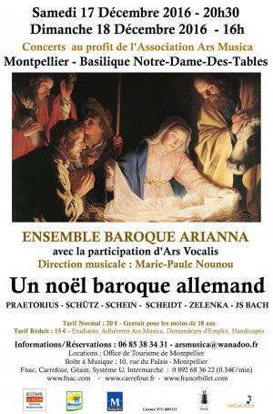 Affiche Un noël baroque allemand