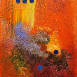 abstraction - huile sur toile 2020