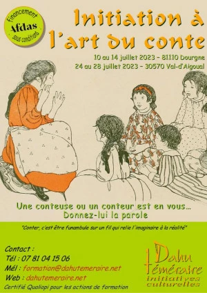 Affiche Initiation à l'Art du Conte cet été