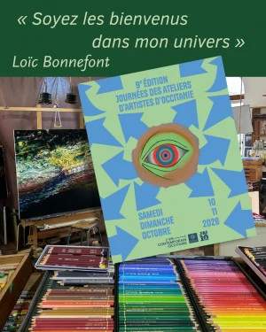Affiche « Journées des Ateliers d'Artistes d'Occitanie 2026 »