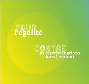 Affiche S'engager pour l'Égalité : agir contre les discriminations dans l'emploi 