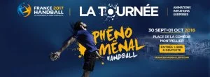 Affiche Tournée "phénoménal Handball" Championnat du Monde Masculin IHF