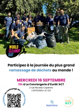 Affiche Ramassage de déchets à Eurêka
