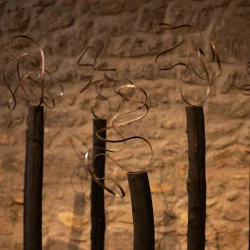 dans de la vie - installation bois et acier - marion saupin 