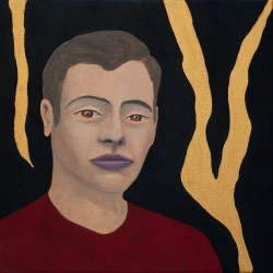 Témoin - huile sur toile 30 x 30 cm - Joseph Lazaro 