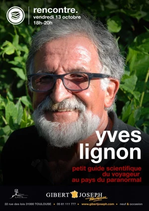 Affiche Rencontre avec Yves Lignon au magasin Gibert Joseph Musique