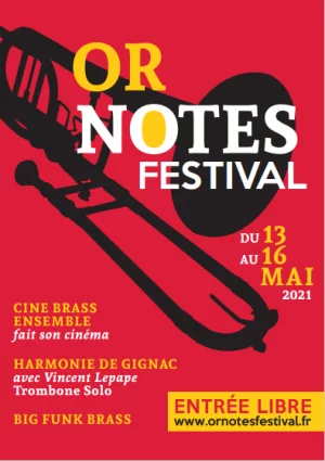 Affiche Or Notes Festival de Gignac 