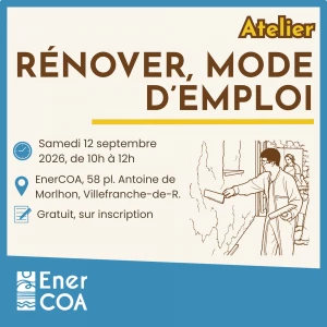 Affiche Atelier - Rénover, mode d'emploi