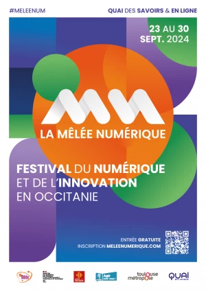 Affiche Festival La Mêlée Numérique